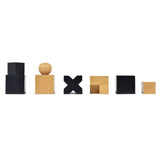 Bauhaus 1923 Combo Chess Set - Ebonised Boxwood Chess Pieces + Ebony Chess Board From Royal Chess Mall
