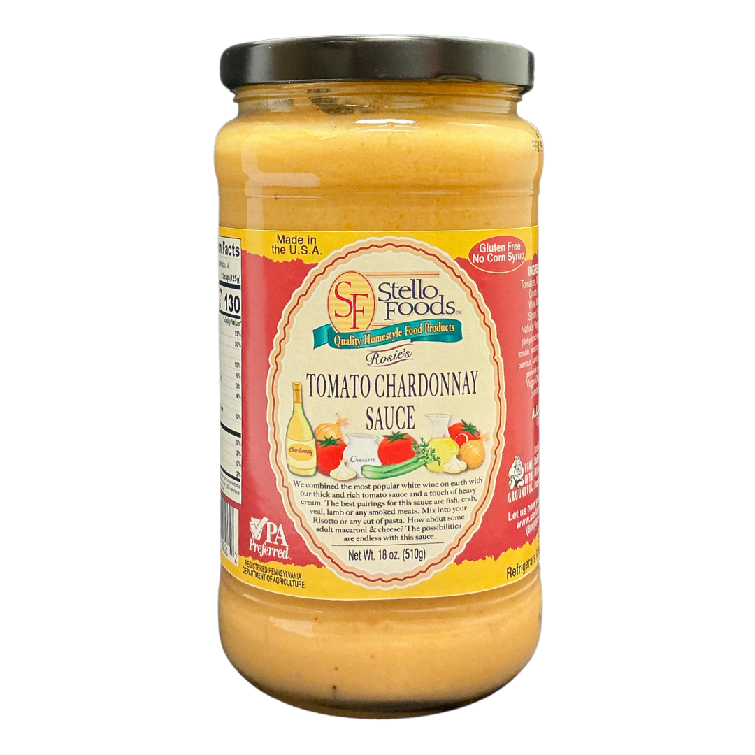 Stello Foods - Rosie's Tomato Chardonnay Sauce 18 oz from Stello Foods