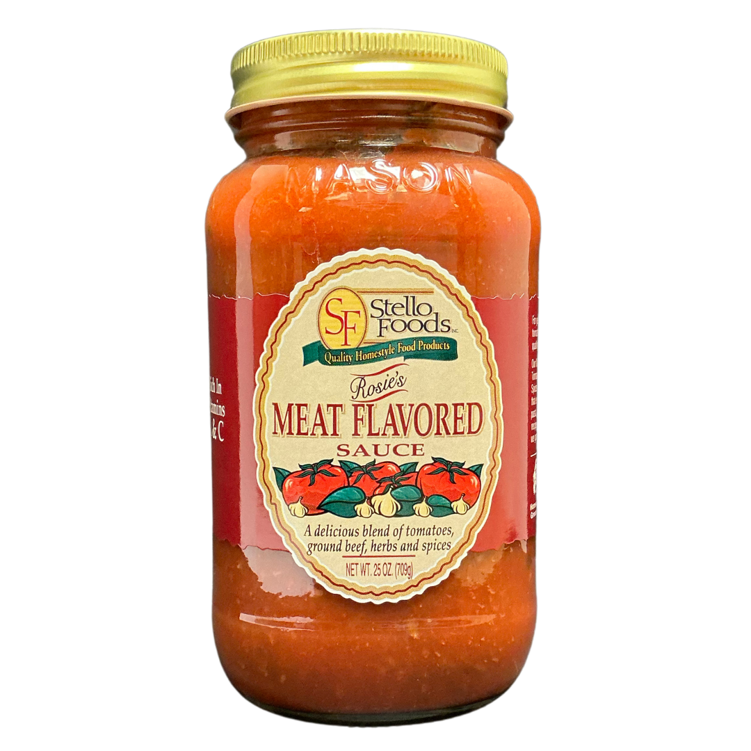 Stello Foods - Rosie's Meat Flavored Spaghetti Sauce 25 oz from Stello Foods
