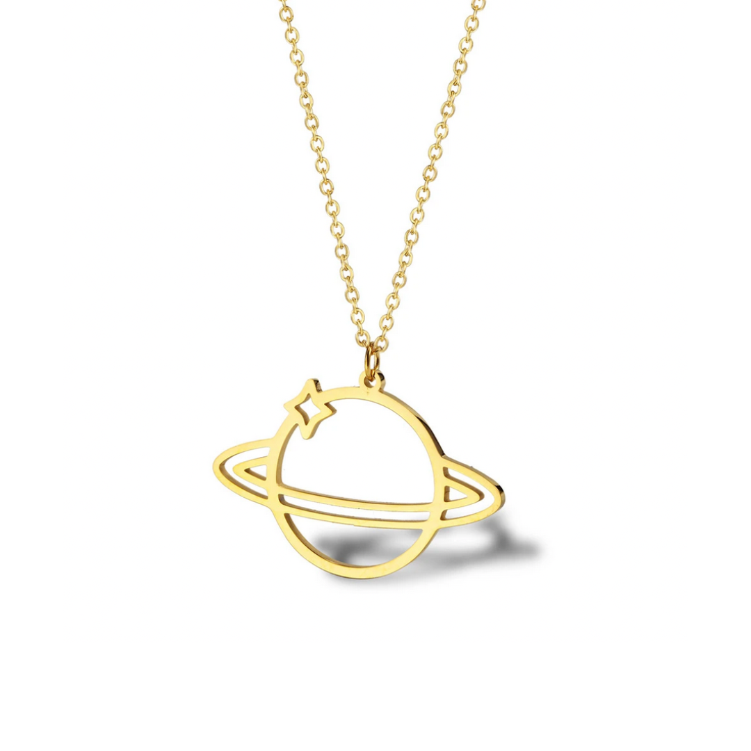 Return to Saturn Necklace - Gold from Medusa's Makeup