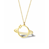 Return to Saturn Necklace - Gold from Medusa's Makeup