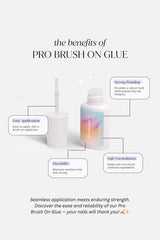 Pro Brush-On Nail Glue from Bonmuz