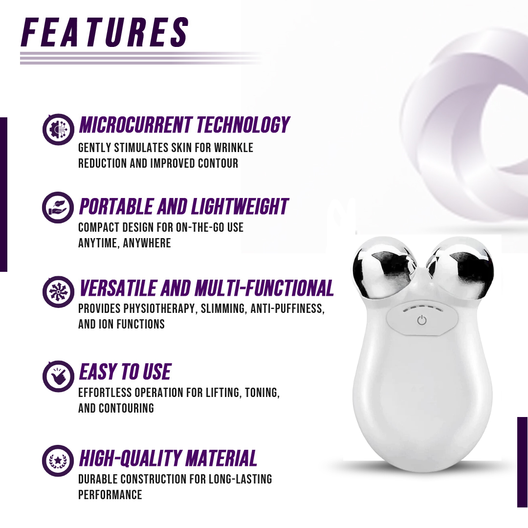 Microcurrent Facial Toning Massager from eterus