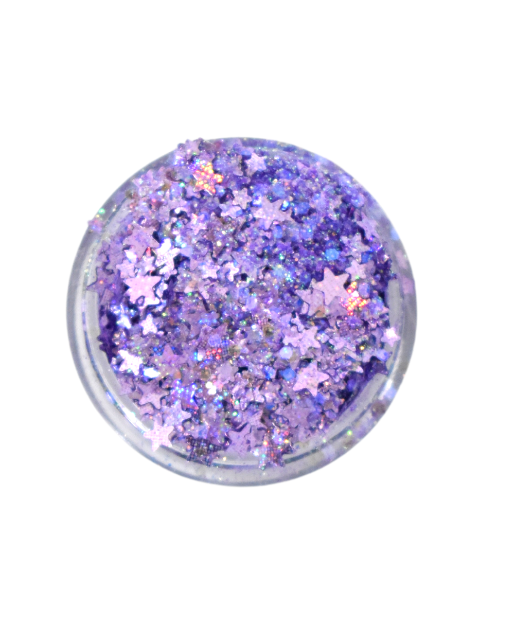 Showgirl - Light Purple Holographic Chunky Glitter with Stars from Lunautics
