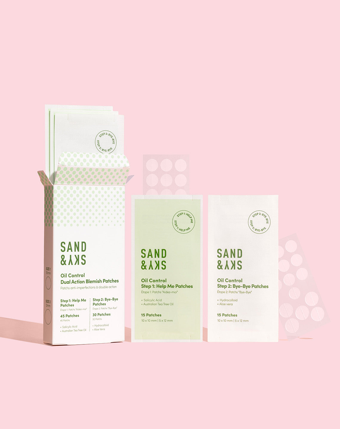 Oil Control Dual Action Blemish Patches From Sand and Sky
