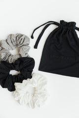Bamboo Stretch-Knit Scrunchies from Cozy Earth