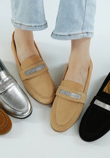 New Ode Rhinestone Penny Strap Loafers Loafers from My Pampered Life Seattle