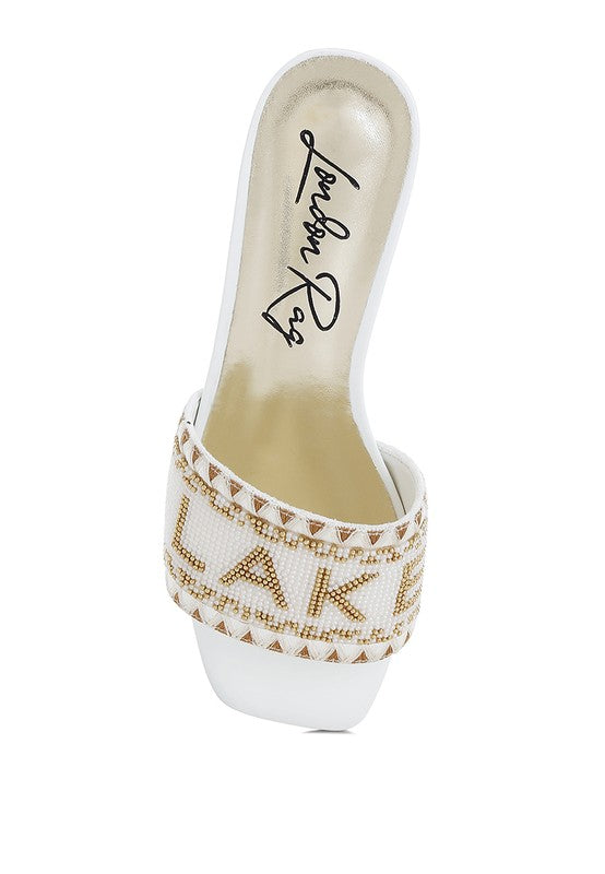 Vacay Babe Lake Como Beaded Slip-On Heels from My Pampered Life Seattle