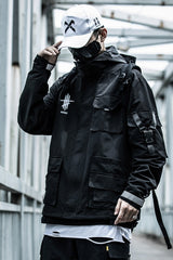 Scar X Series Black Windbreaker From Niepce Inc