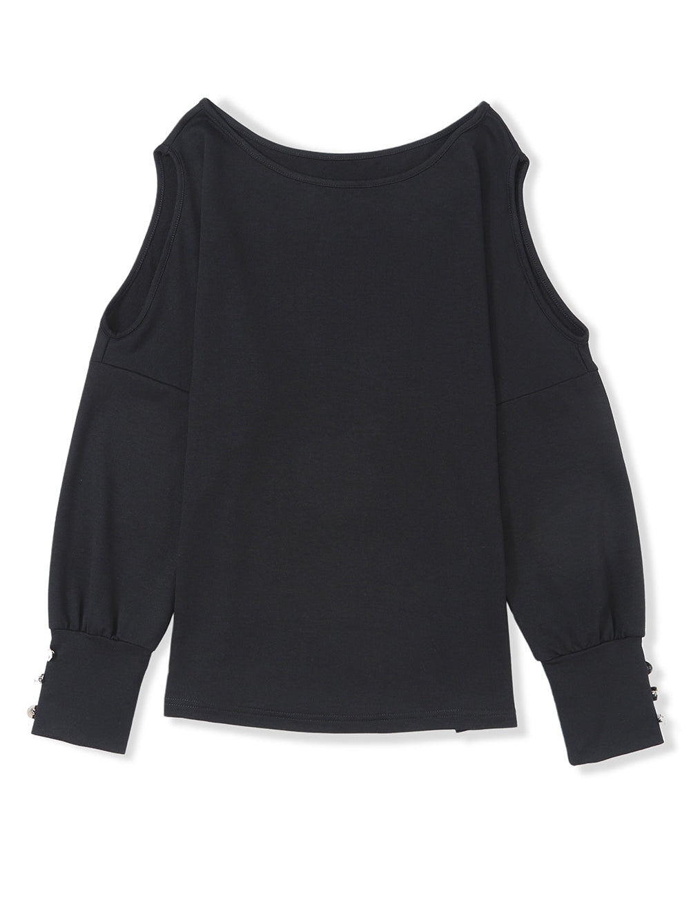 Black Cold Shoulder Top from MsDressly