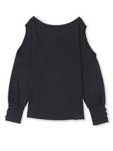 Black Cold Shoulder Top from MsDressly