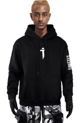 Black Niepce Cyber01 Hoodie from Niepce Inc
