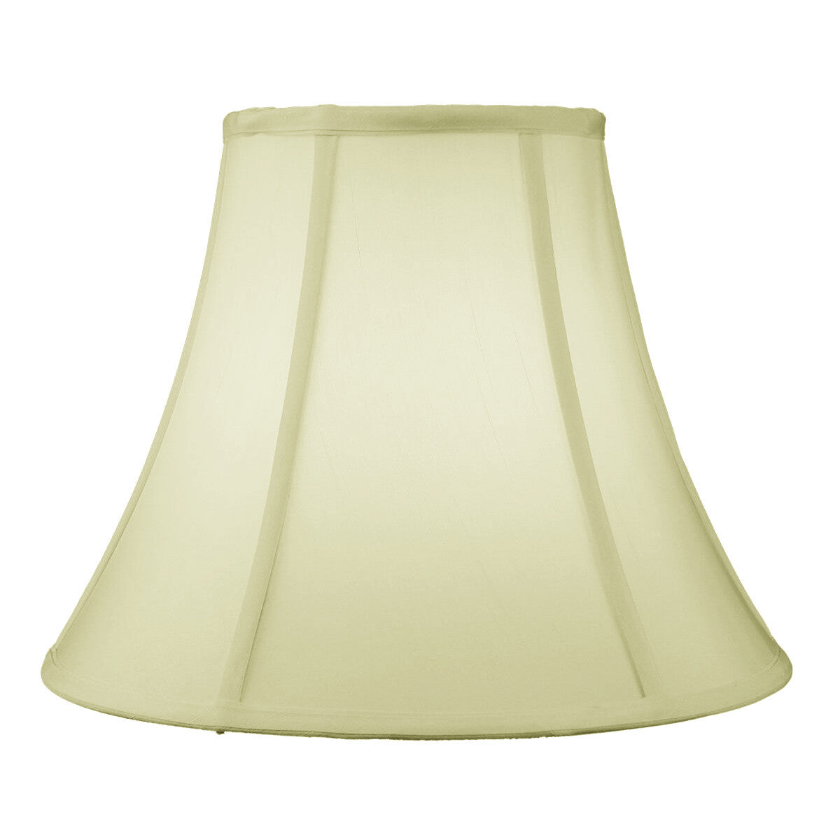Egg Shell 14"W x 11"H Shantung Bell Lampshade From LampsUSA