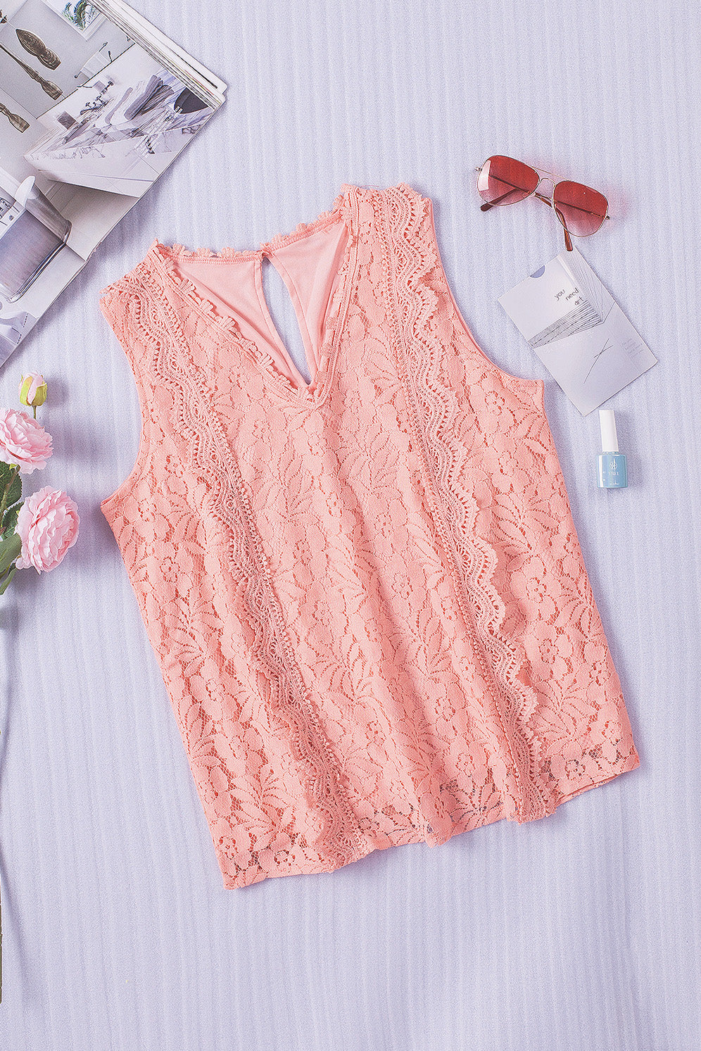 Beach Lace Tank Top From MsDressly
