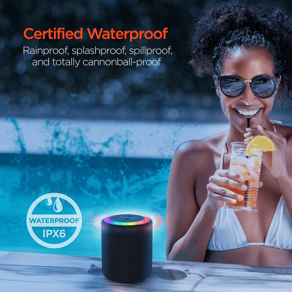 HyperGear Halo Wireless LED Speaker from Jupiter Gear Home
