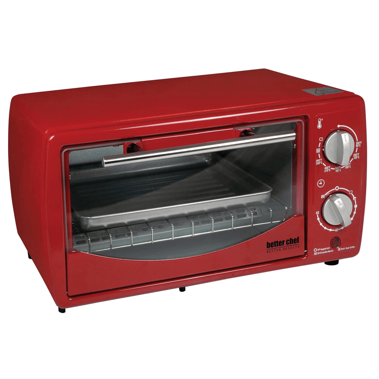 Better Chef 9L Toaster Oven Broiler with Slide-Out Rack and Bake Tray from Jupiter Gear Home