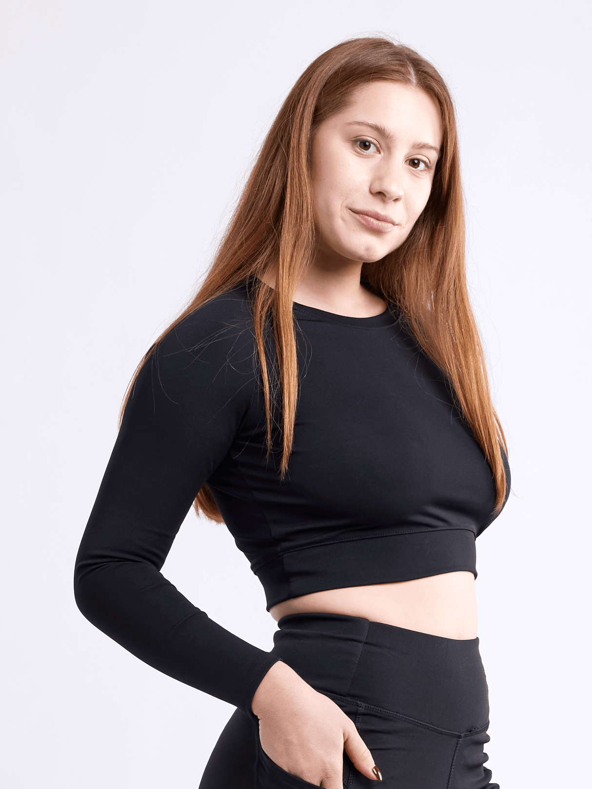 JupiterGear Long-Sleeve Crop Top from Jupiter Gear
