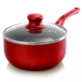 Better Chef 1.5Qt Ceramic-Coated Saucepan with Glass Lid from Jupiter Gear Home