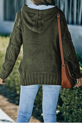 Black Toggle Coat with Hood from MsDressly