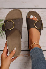 Tilly Buckle Thick Sole Slippers from Threaded Pear