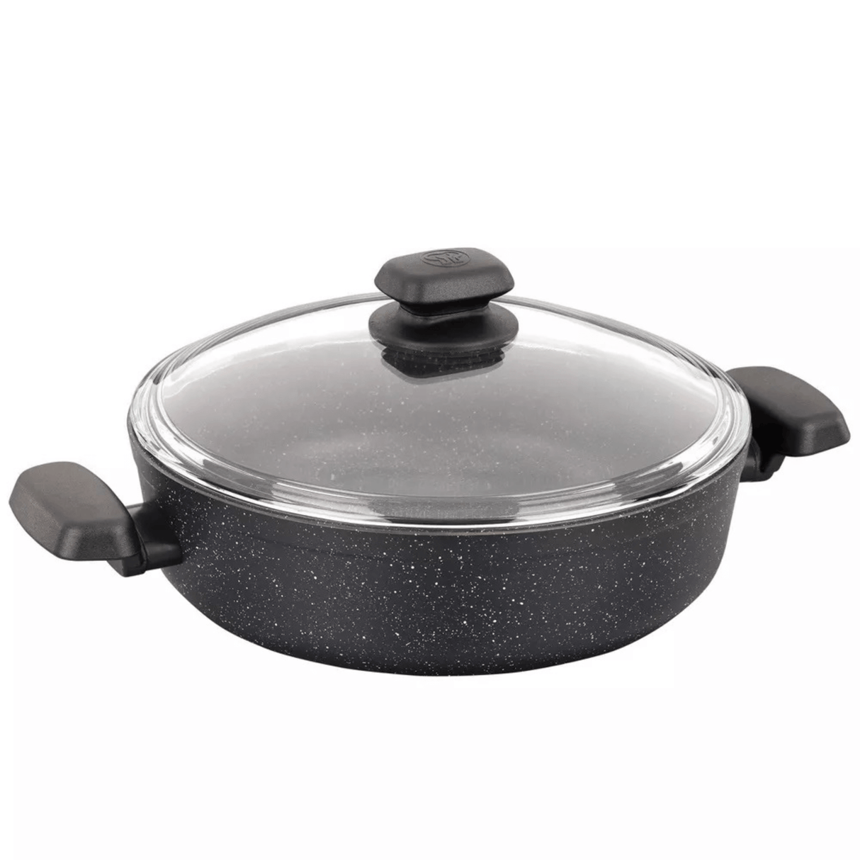 Korkmaz Ornella Aluminum 4L Non-Stick Low Casserole Dish with Lid from Jupiter Gear Home