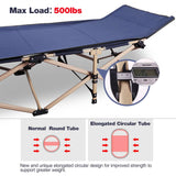 Folding Camping Cots for Adults Heavy Duty, Blue Grey From Redcamp