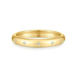 2.8mm CZ Studded Galaxy Ring from eklexic
