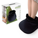 Heated Foot Massager with Remote Control, Folding Design, and Dual Motor Intensities from Pursonic