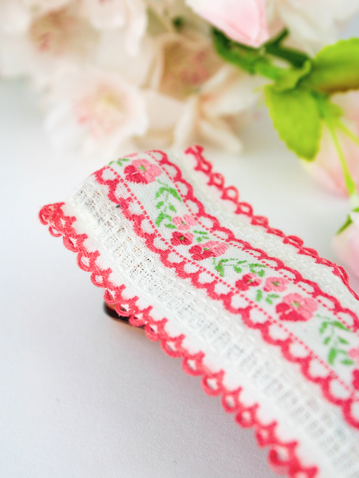 Spring in Sweden Vintage Ribbon Hair Clip from Ash & Rose