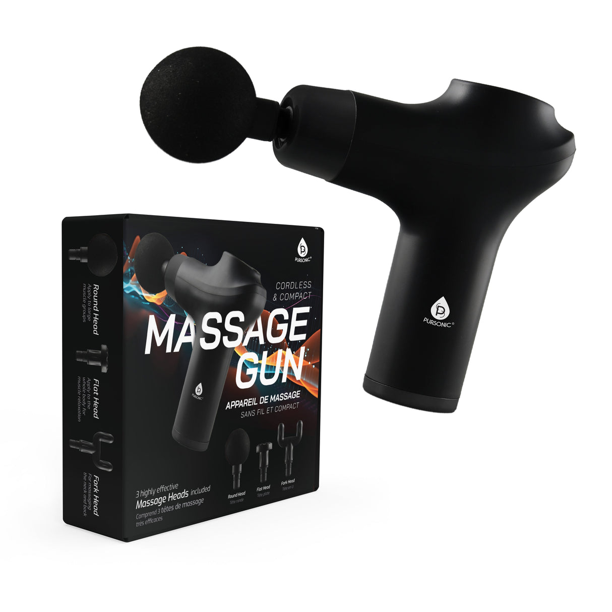 3 Speed Cordless & Rechargeable Professional Massage Gun from Pursonic