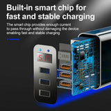 2 Pack! 3 Port LED Fast Quick Charge QC 3.0 USB Hub Display Wall Charger Adapter US Plug from PremiumBrandGoods
