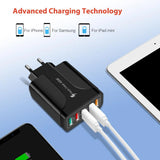 2 Pack of 5 Port Wall Charger Charge 5 Devices at Once! from PremiumBrandGoods
