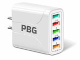 2 Pack of 5 Port Wall Charger Charge 5 Devices at Once! from PremiumBrandGoods