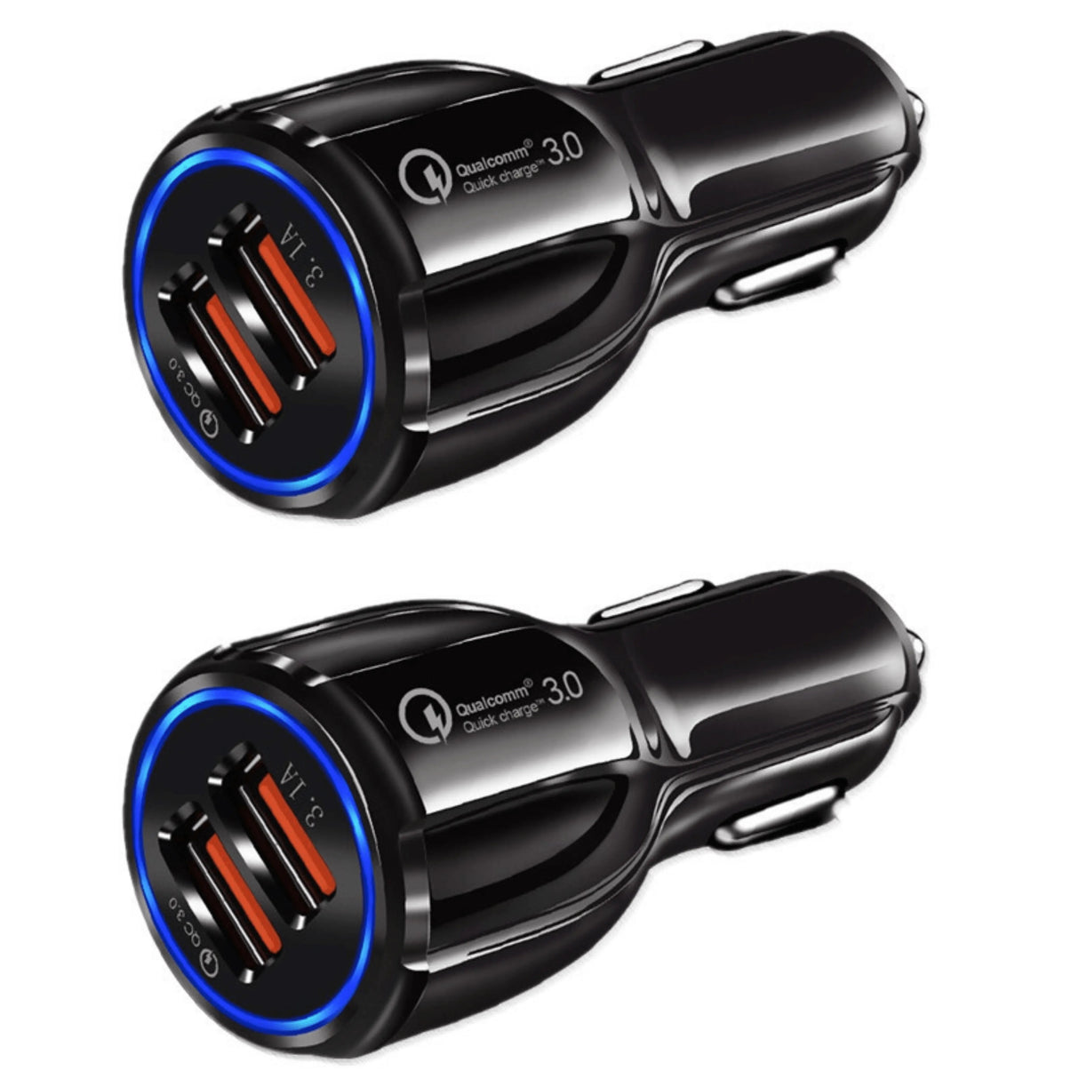 2 Pack PBG 2 Port USB Fast Car Charger Adapter For Devices from PremiumBrandGoods