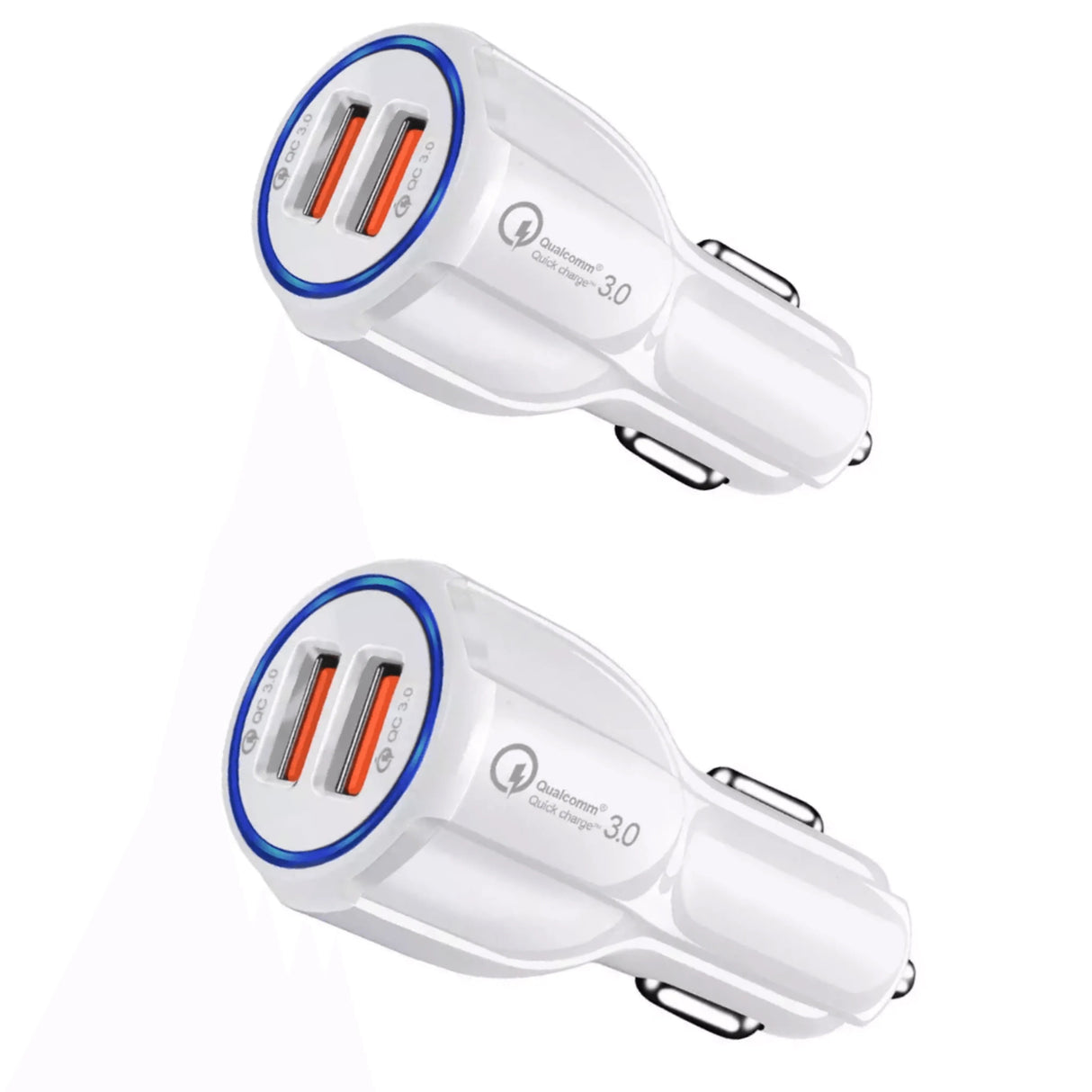 2 Pack PBG 2 Port USB Fast Car Charger Adapter For Devices from PremiumBrandGoods