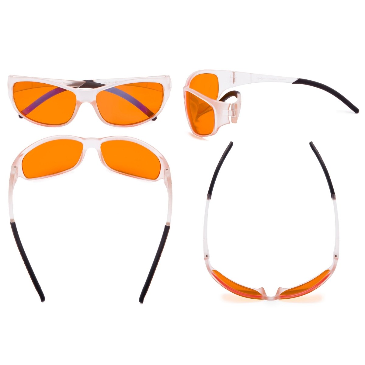 2 Pack Wrapped Sport Blue Light Blocking Eyeglasses DSS080 from eyekeeper.com