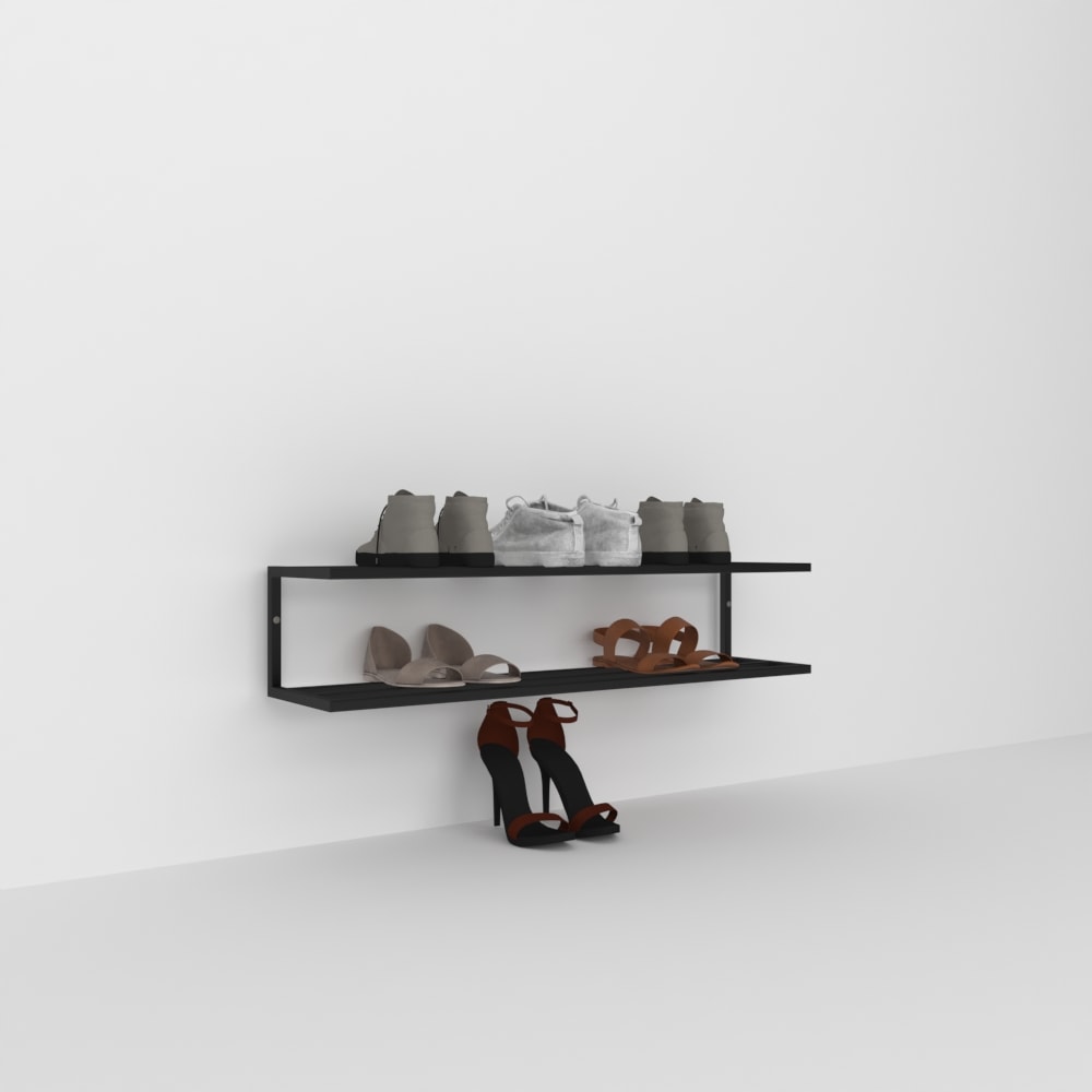 2 Tier Metal Shoe Storage from VITAHOME DESIGN LLC