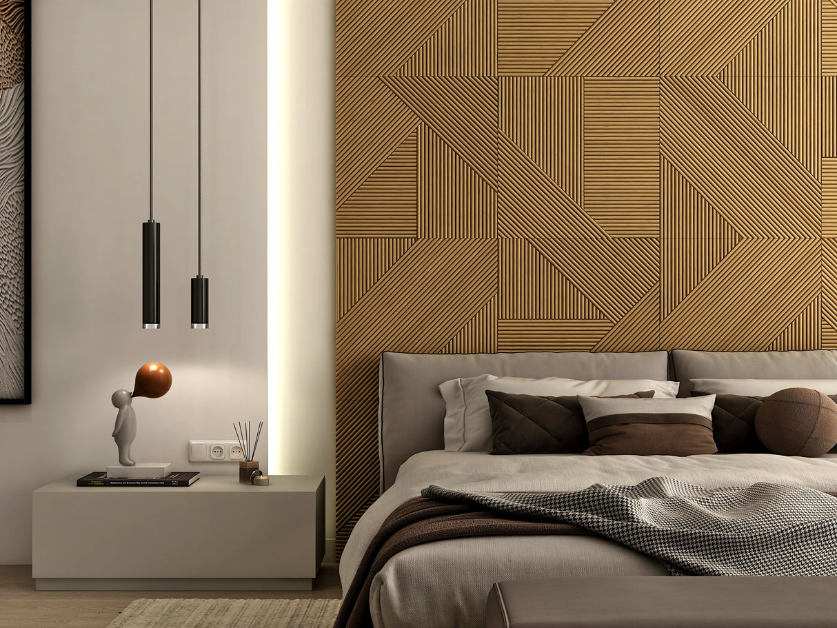 Modern Solid Wood Panel from Ozarké