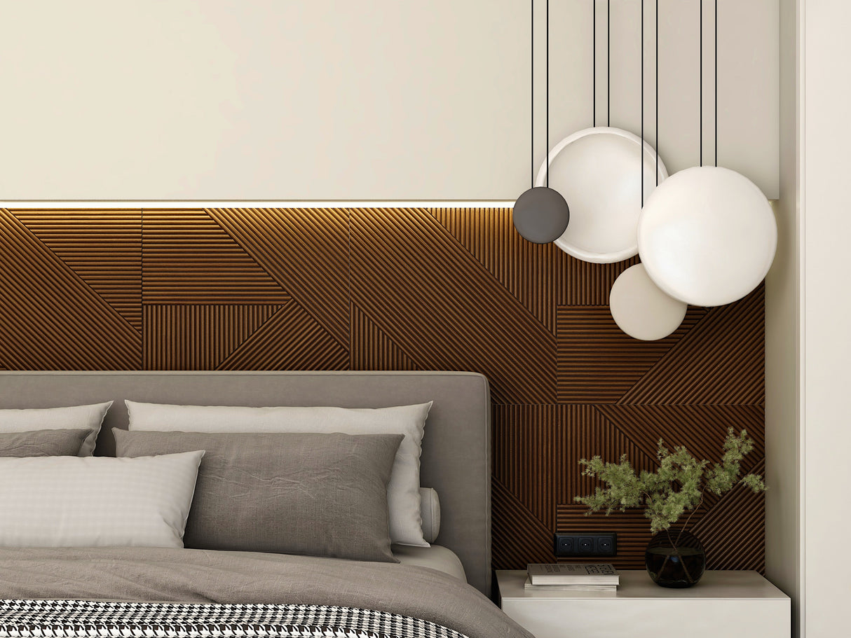 Modern Solid Wood Panel from Ozarké