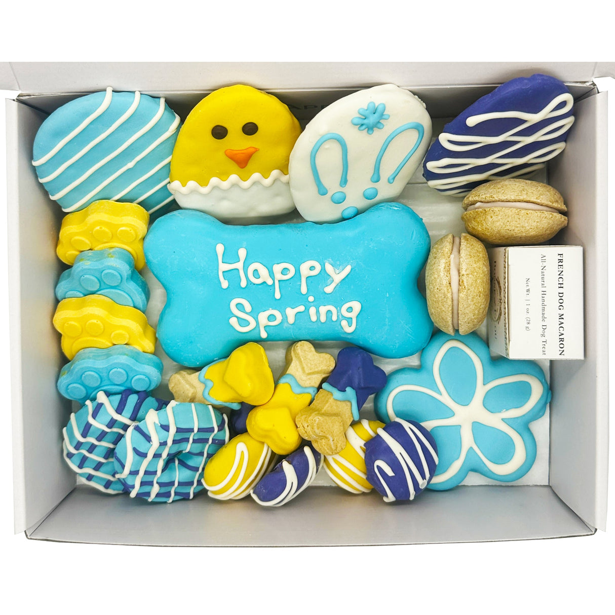 Spring Themed Dog Treats Gift Box from Bonne et Filou