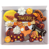 Thankful Themed Dog Treats Gift Box from Bonne et Filou