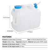 Portable Camping Water Container with Spigot and Wheels From Redcamp