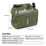 Portable Camping Water Container with Spigot and Wheels From Redcamp