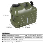 Portable Camping Water Container with Spigot and Wheels From Redcamp
