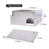Folding Stainless Steel Stove Windscreen for Outdoor From Redcamp