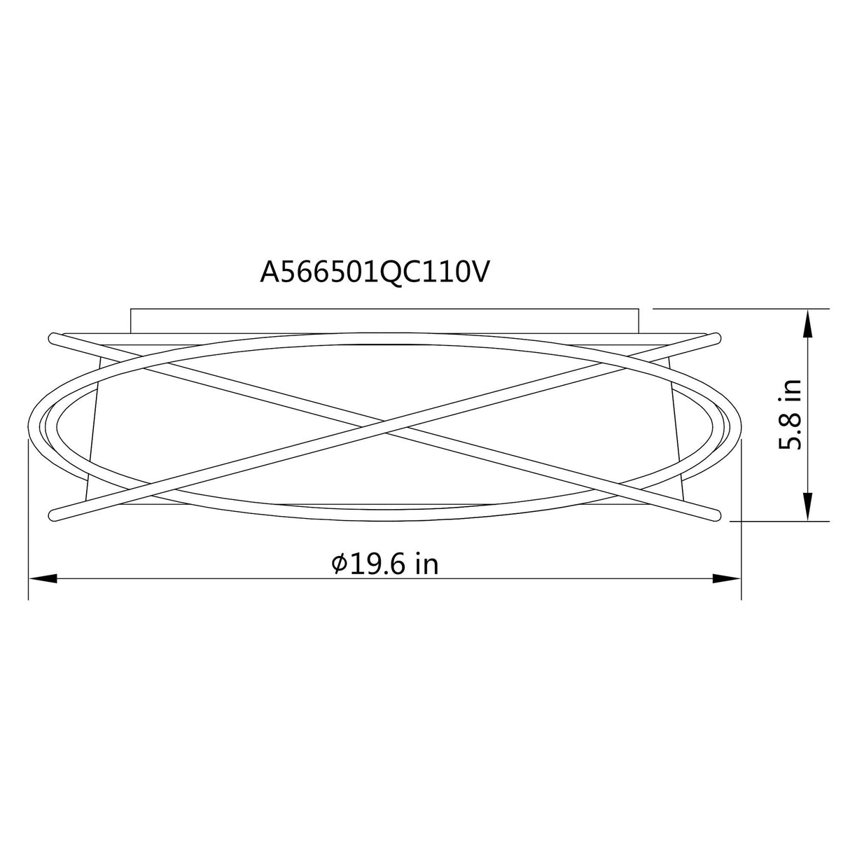 Modern Brown 20" LED Flush Mount Ceiling Light From ParrotUncle