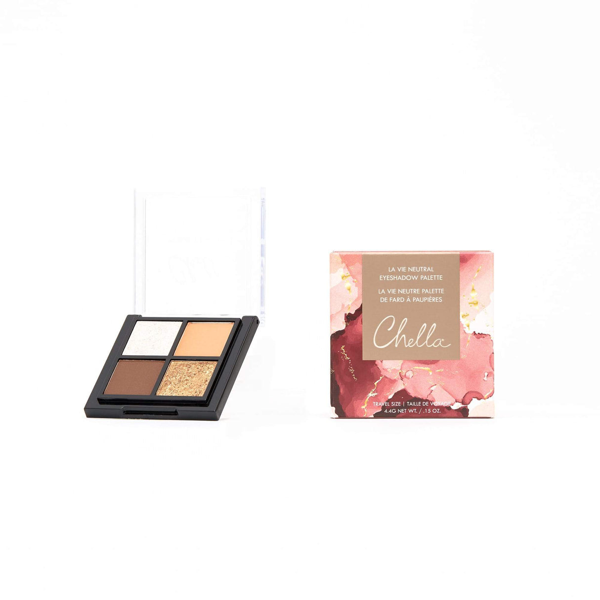 mini la vie neutral eyeshadow palette from Chella