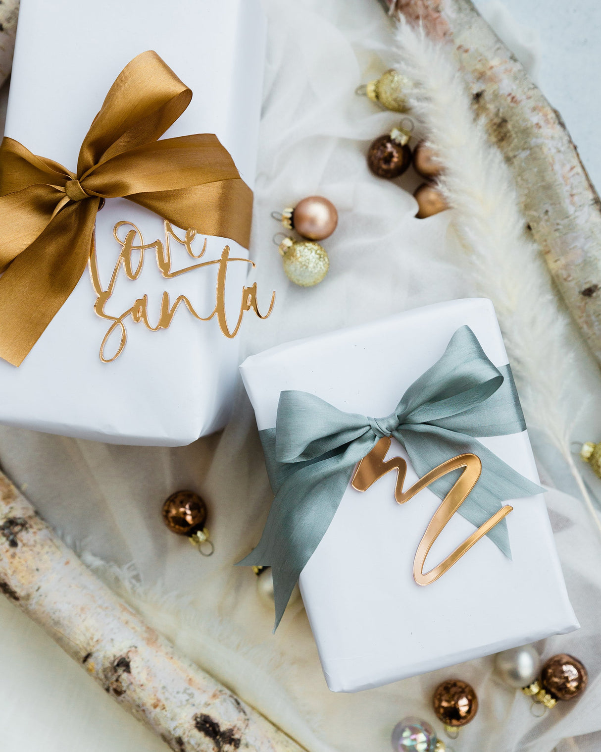 Love Santa Gift Tag from The Cotton & Canvas Co.