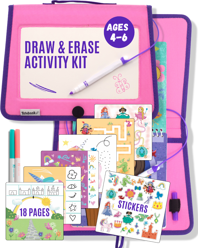 Totebook Kids Dry Erase Travel Activity Book from UnbuckleMe®