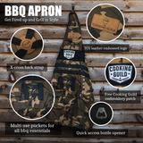 Camo Cotton BBQ Utility Apron From The Cooking Guild
